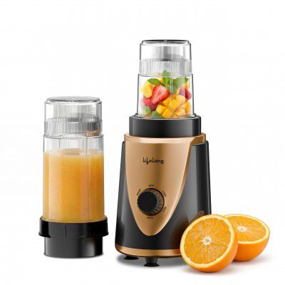 Lifelong Nutri Blender with 2 Jars (400ml & 800ml), 400W Motor