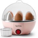 Lifelong Plastic Egg Boiler for 7 Eggs, 350 Watt|3 Boiling Modes Hard...