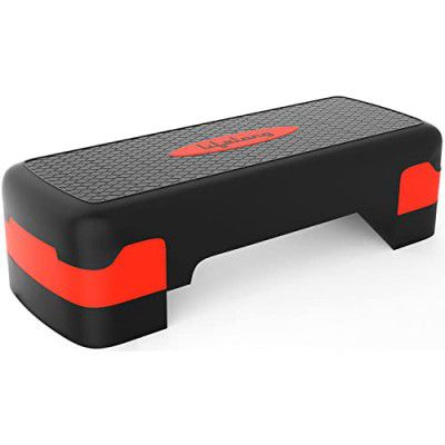 Lifelong Polypropylene Adjustable Home Gym Exercise | Max Weight 200kg (Black & Red)