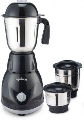 Lifelong Power Pro 500 W Mixer Grinder  (Power Pro - LLMG23_HL | 3 Jars | Black)