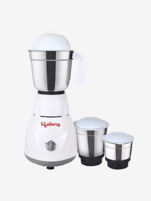 Lifelong Power Pro LLMG45 3 Jars 500W Mixer Grinder (White/Grey)