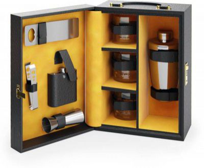 Lifelong Premium Bar Set with Handy Portable Leatherette Box