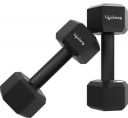 Lifelong PVC Hex Dumbbells Fixed Weight Dumbbell (4 kg)...