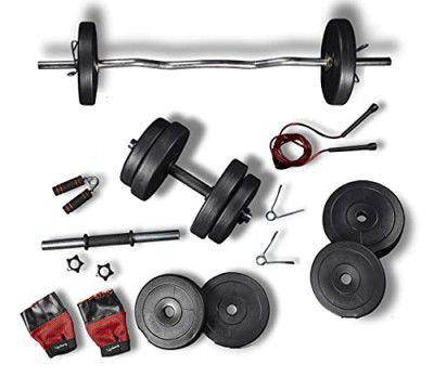 Lifelong PVC Home Gym Set 10Kg-20kg Plate