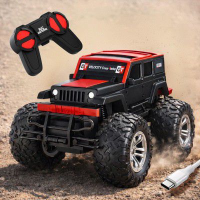 Lifelong Rechargeable Off Roader Monster Truck RC Car for Kids 3–8 Yrs (LLCORC02)
