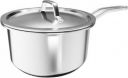 Lifelong Sauce Pan 16 cm diameter with Lid 1.5 L capacity  (Triply, Induction Bottom)...