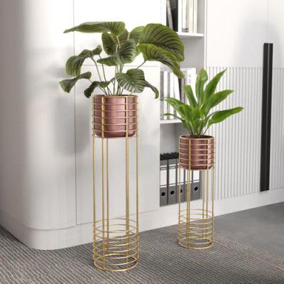 Lifelong Set of 2 Plant Stand for Balcony & Living Room Capacity 20Kg