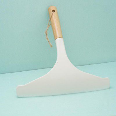 Lifelong Silicone Wiper with Wooden Handle | Kitchen, Bathroom, Dining Tables, Car Windows Cleaning Tool
