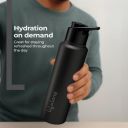 Lifelong Stainless Steel Water Bottle with Sipper | 950ml Durable (LLWBTSP03, Black)...