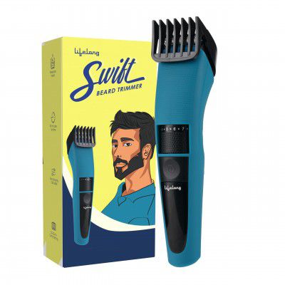 Lifelong Swift Beard Trimmer for Men| Powerful & Smooth Beard & Hair Trimmer