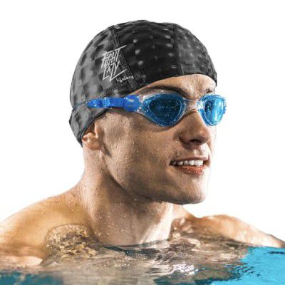 Lifelong Swimming Cap - 3D PU Soft Material for Easy Wear - Swim Hair Caps for Adults - Head Cover Cap - Swimming Pool Cap - Easy Fit - Swimming Accessories