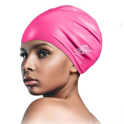 Lifelong Swimming Cap for Women - Swim Hair Caps for Long Hair- Waterproof Head Cover Cap