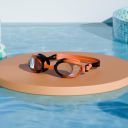Lifelong Swimming Goggles for Kids, Boys With Adjustable Strap for Swimming (Orange)...