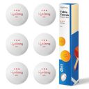Lifelong Table Tennis Balls | 40mm 3 Star ABS Plastic | Pack of 6...