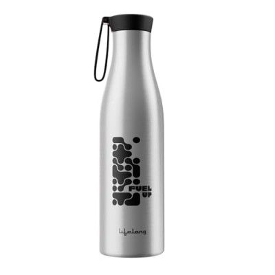 Lifelong Thermosteel Flask 900ml Stainless Steel | Water Bottle 24 Hours Hot & Cold (Silver, LLVF003)
