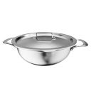 Lifelong Triply Stainless Steel 2.5 litres Kadai with Riveted Handles | Stainless Steel Lid | Induction and Gas Stove Friendly | LLTPK002...