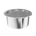 Lifelong Triply Tope with Lid for Cooking - Stainless Steel 16 cm Tope - 1.25 Litre Induction Bottom & Gas Stove Cookware (LLTPT21)...