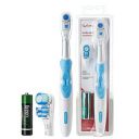 Lifelong Ultra Battery Powered Toothbrush for Adults with Free Clove Dental Care Plan,Replacable Heads - Soft Floss Tip & Spiral Bristles - 3 Smart Cleaning Modes - LLDC45, Blue)...