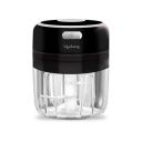 Lifelong USB Rechargeable Wireless Electric Chopper with Stainless Steel Blades - 250 ML (Black) 30 Watts...