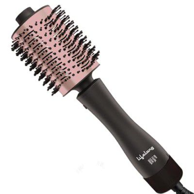 Lifelong Volumizer Hair Dryer Ceramic |1200 Watts | Dryer In The Form Of A Brush | 4 in 1 Multistyler | Two Layered Bristles | Frizz Free Styling |For All Hair Types (LLPCW102, Rose Gold)