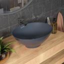 Lifelong Wash Basin for Bathroom - 33x41x16 cm (Matt Black, LLHIBM11)...