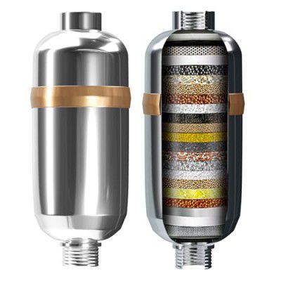 Lifelong Water Softener for Bathroom & Kitchen | Pure Head Water Softener (LLHIWS01,Silver)