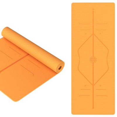Lifelong Yoga Mat for Women & Men TPE Material 6mm Anti-Slip Yoga Mat with Bag for Gym Workout|Exercise Mat For Home Gym|Yoga Mat For Gym Workout and Yoga Exercise (6 Months Manufacturer's Warrant