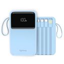 Lifelong ZenCharge 20000 mAh 22.5 W Compact Pocket Size Power Bank with 6 Input/Output Port (Blue, Lithium Polymer, Fast Charging, Quick Charge 3.0 for Mobile, Earbuds, Speaker, Tablet)...