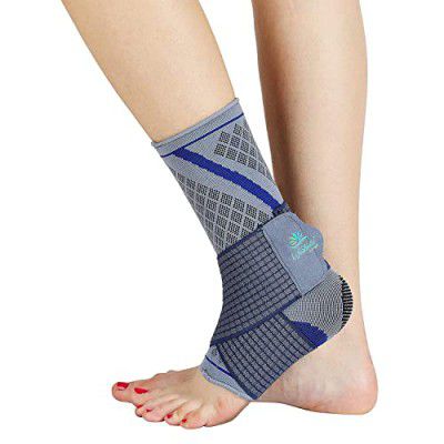 LifeShield Breathable Lightweight Ankle Binder Support (With Anklet Support) : For better grip and comfort (Small)