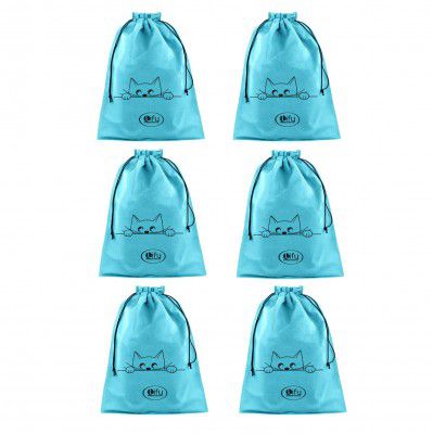 Lify Travel Shoe Bags, Portable Travel Shoe Tote Bags - Pack of 6 Piece