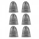 Lify Travel Shoe Bags, Portable Travel Shoe Tote Bags - Packing Organizers for Men and Women- Plain- Pack of 6 Piece...