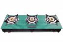 LightFlame 3 Burner Hybrid Green gas stove...