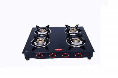 LIGHTFLAME 4 Burners Smart Plus Gas Stove With High Feul Efficiency