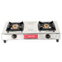 LIGHTFLAME Gold Shine 2 Burner Stainless Steel Gas Stove, Manual Ignition, ISI Certified...