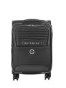 Ligobags Polyester 8 Wheels 360 Degree Wall Street Soft-Sided Large Cabin Luggage Black Laptop Roller Case |28 Inch Trolley Bag...