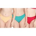 Liigne Women Cotton Panty - Made of Pure Cotton Seamless for All Type of Garments Saree Dress Sports Wear for Daily Use Everyday (Pack of 3)...
