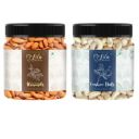 LILA DRY FRUITS 100% Natural Premium Dried, Nutritious & Delicious Cashew & California Almonds Jar Pack 500gms each(1000gms total) | Premium Badam Giri & Kaju | High in Fiber & Boost Immunity...