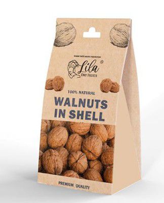 LILA DRY FRUITS 100% Natural Raw Walnut Inshells 500g Value Pack | Premium Sabut Akrot | High in Protein & Iron