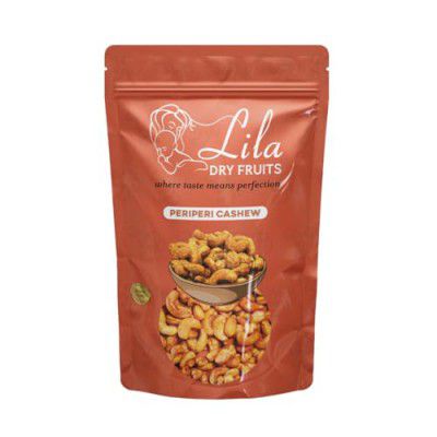 LILA DRY FRUITS 100% Roasted Whole Cashews | Peri Peri Cashew | Premium Kaju nuts | Nutritious & Delicious | Gluten Free | Source of Minerals & Vitamins | Dry Fruits 1000 gm