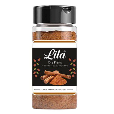 LILA DRY FRUITS Cinnamon (Dalcheeni) Powder Shaker Jar (100gm)