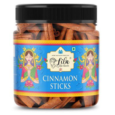 LILA DRY FRUITS Cinnamon Sticks 100 Grams | Dal Chini Aromatic Spice for Cooking, Baking & Beverages