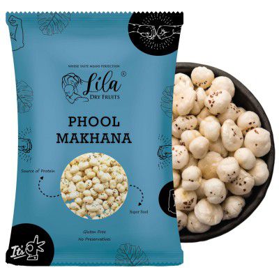 LILA DRY FRUITS Makhana 200 gm Fox Nuts Phool Makhaana 