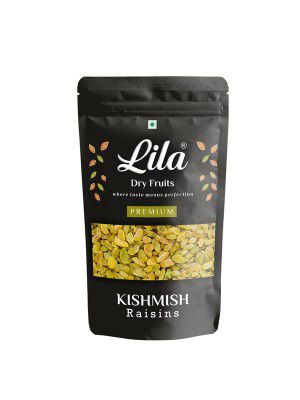 LILA DRY FRUITS Premium Seedless Golden Raisins 1000g (1Kgs)