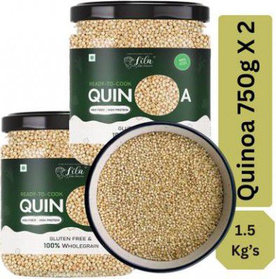 lila dry fruits Quinoa Seeds 1.5 Kg | Gluten Free Breakfast | Diet food for Weight Management Quinoa Seeds  (2 x 0.75 kg)
