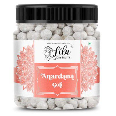 LILA DRY FRUITS Shahi Anardana Goli Mukhwas 150 Grams JAR PACK