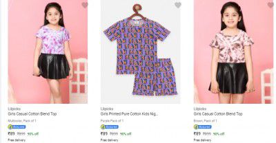 Lilpicks Girls Clothing Starts ₹89 | Upto 90% Off