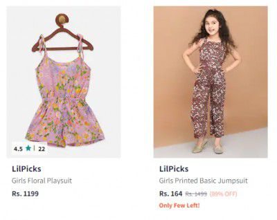 Lilpicks Jumpsuit up to 89% Off