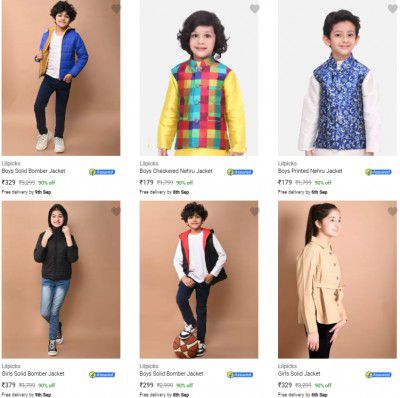 Lilpicks Kids Jackets Upto 90% Off