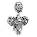LilyJewelry Lucky Elephant Charms Good Luck Animal Dangle Bead for Bracelet...