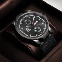 LIMESTONE Mesh Strap Gun Metal Grey Day and Date Black Quartz Analog Watch - For Men LS3347...